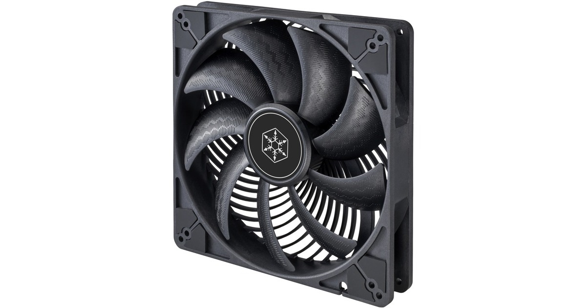 SilverStoneAir Penetrator 184i PRO case fan  (Zwart, 180 x 180 x 32 mm, PWM)