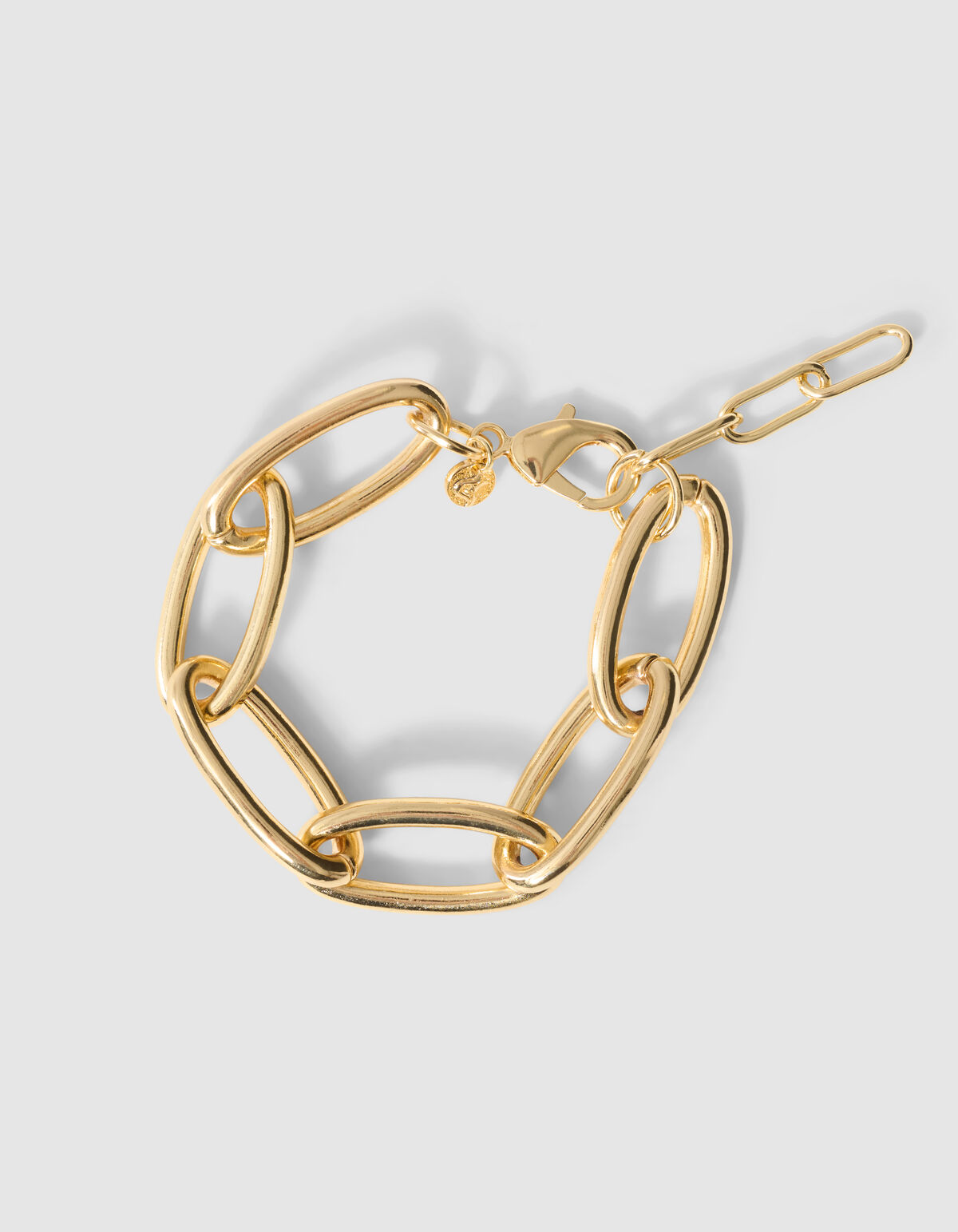 Chain Oval Armband Goud