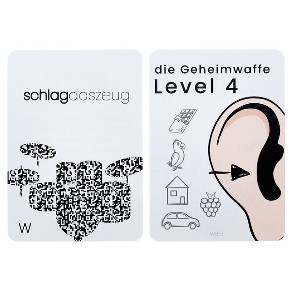 Schlag das Zeug Spielkarten-Set Level 4