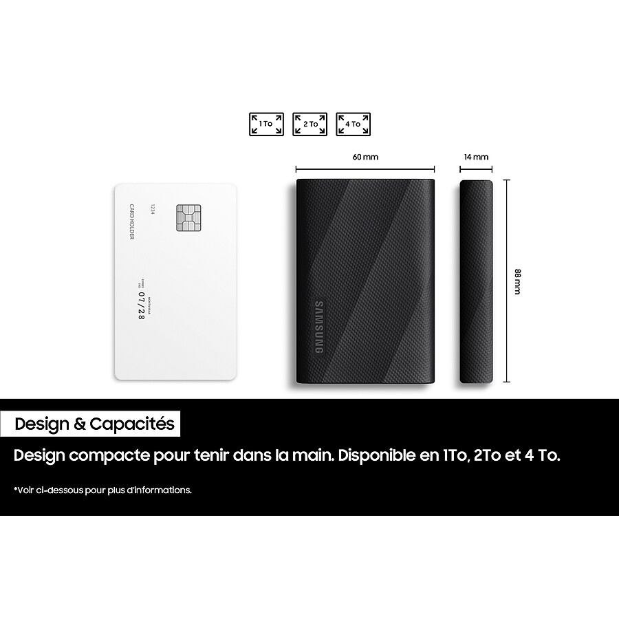 Samsung T9 Noir - 1 To