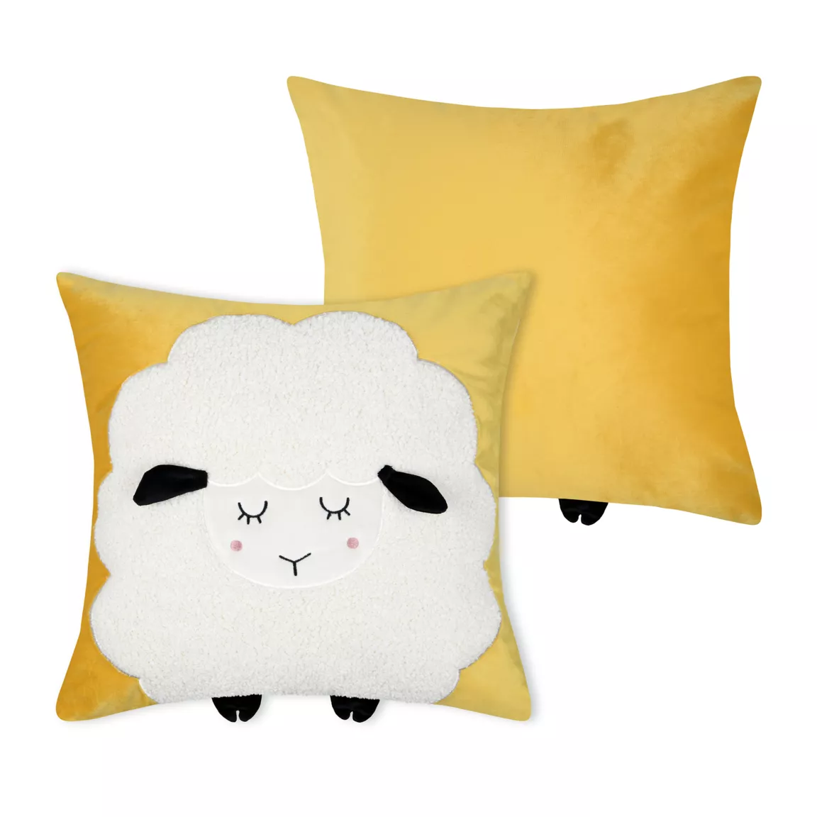 Coussin enfant carré (40 x 40 cm) Mimy Blanc