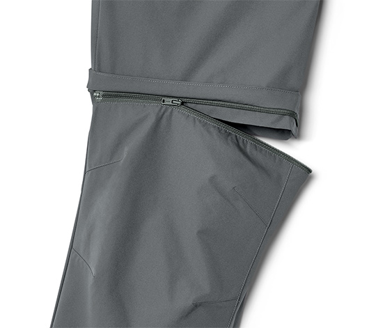 2-in-1-Funktionshose, grau