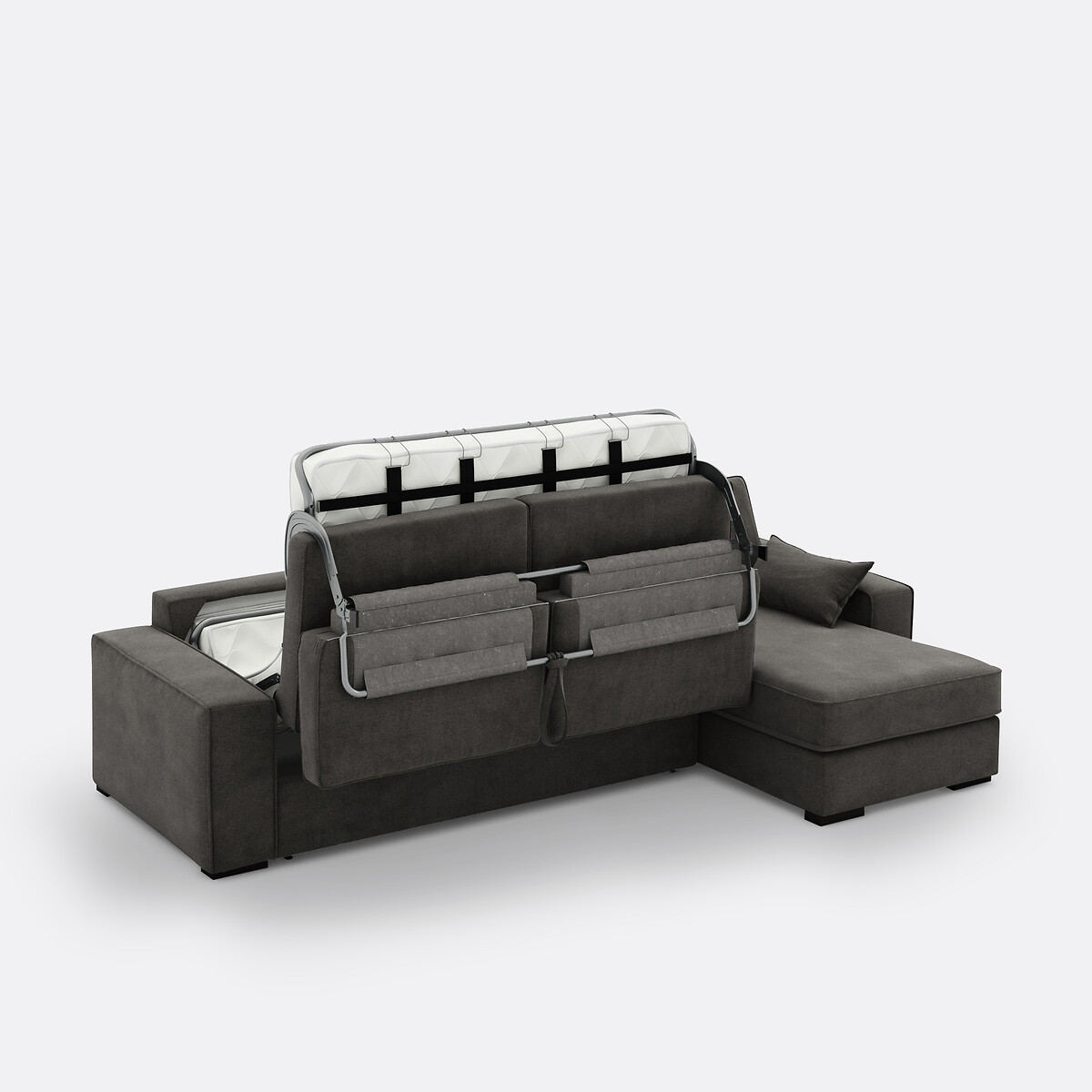 LA REDOUTE INTERIEURS<br>Sofá-cama de canto, poliéster, espuma Cécilia