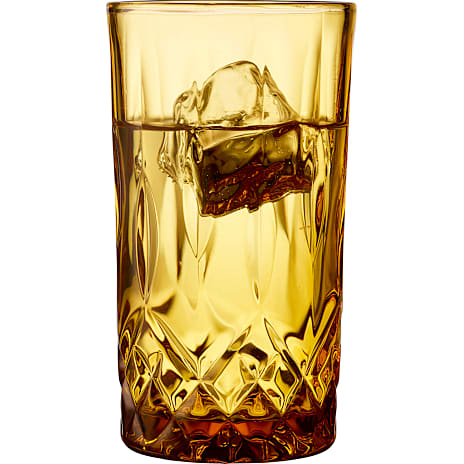 Lyngby Glas highballglas (38 cl) - gul
