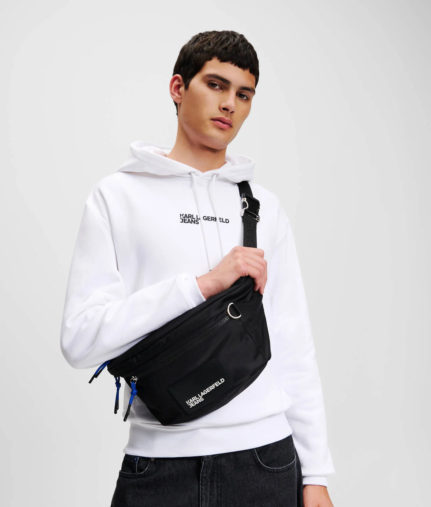 SAC BANANE STYLE URBAIN EN NYLON EXTRA-LARGE KLJ