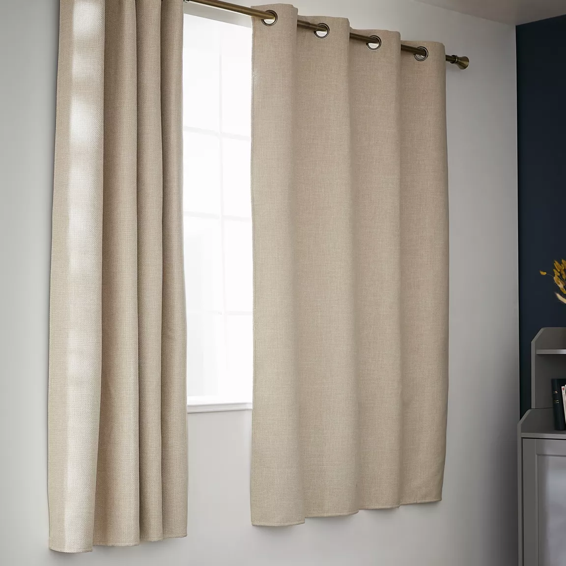 Rideau obscurcissant thermique (140 x 180 cm) Alba Beige grège