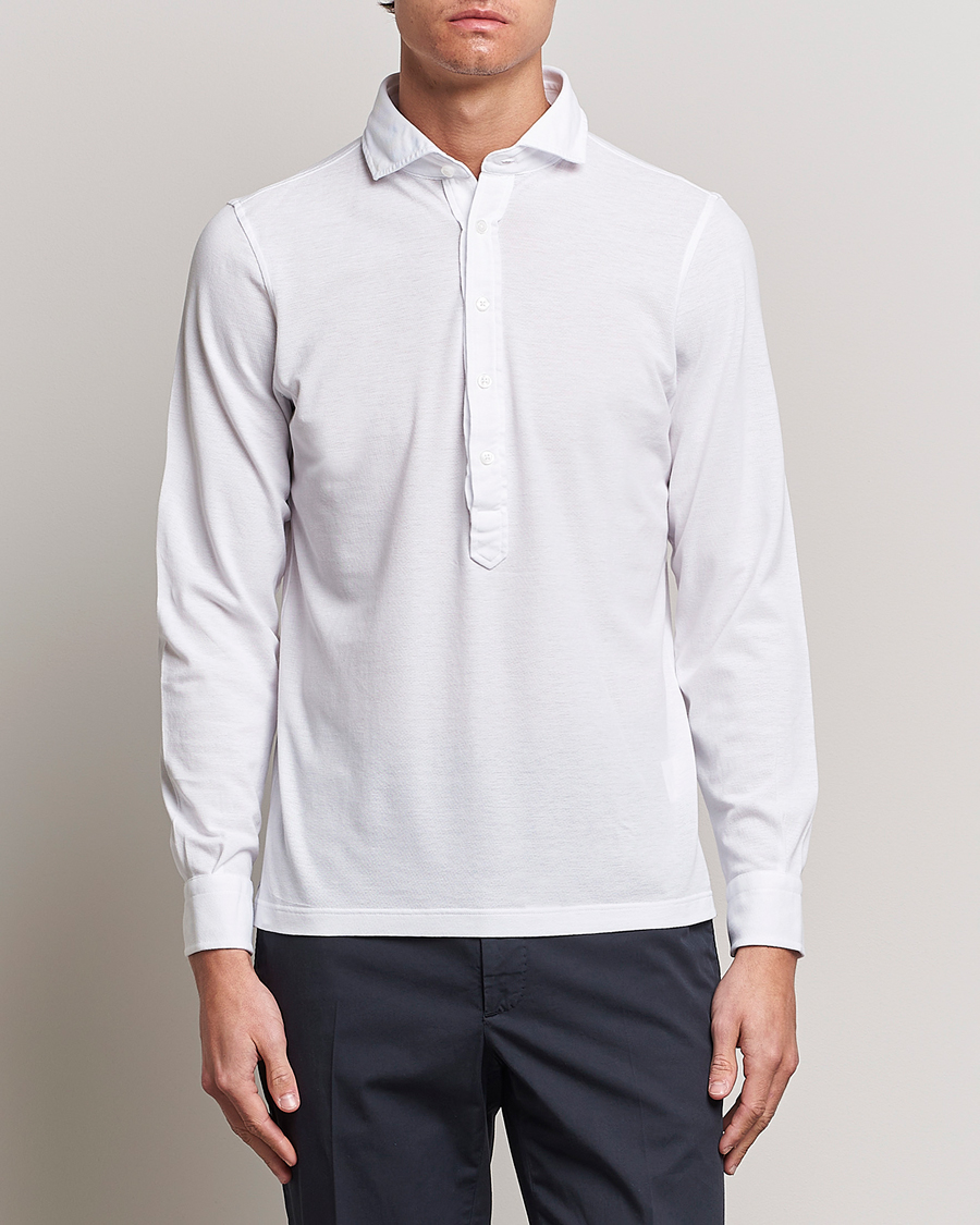 Gran Sasso Popover Shirt White