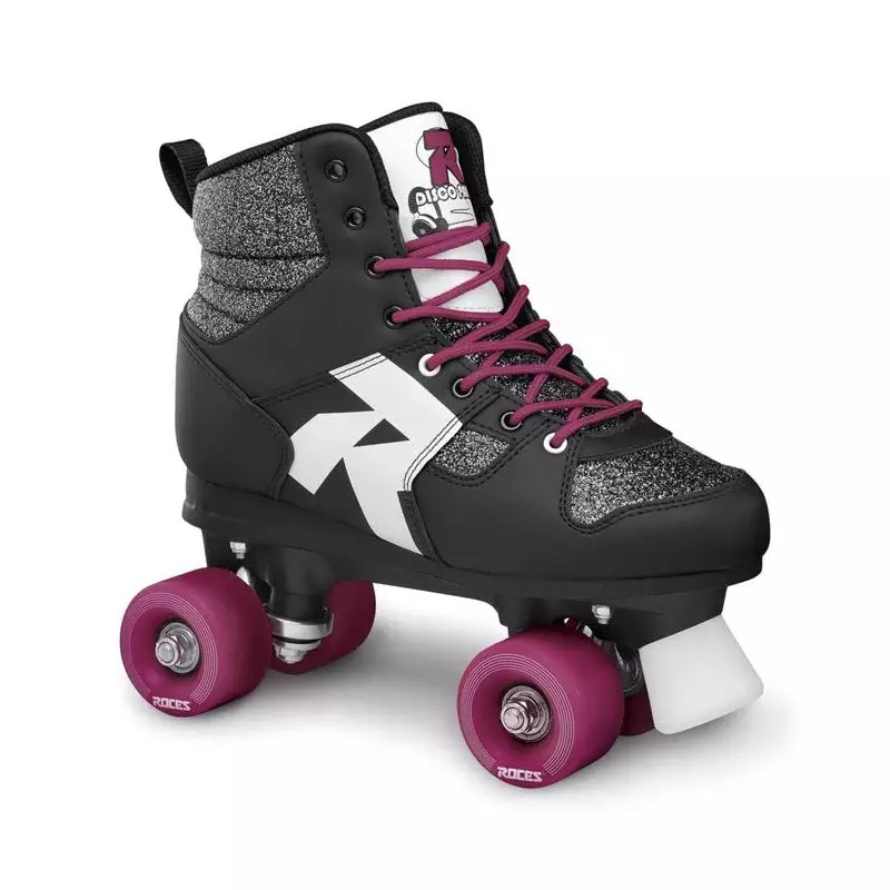 Roller quad ROCES disco palace noir/pailleté