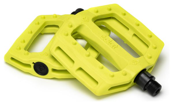 Paire de Pédales Eclat Slash Jaune Fluo