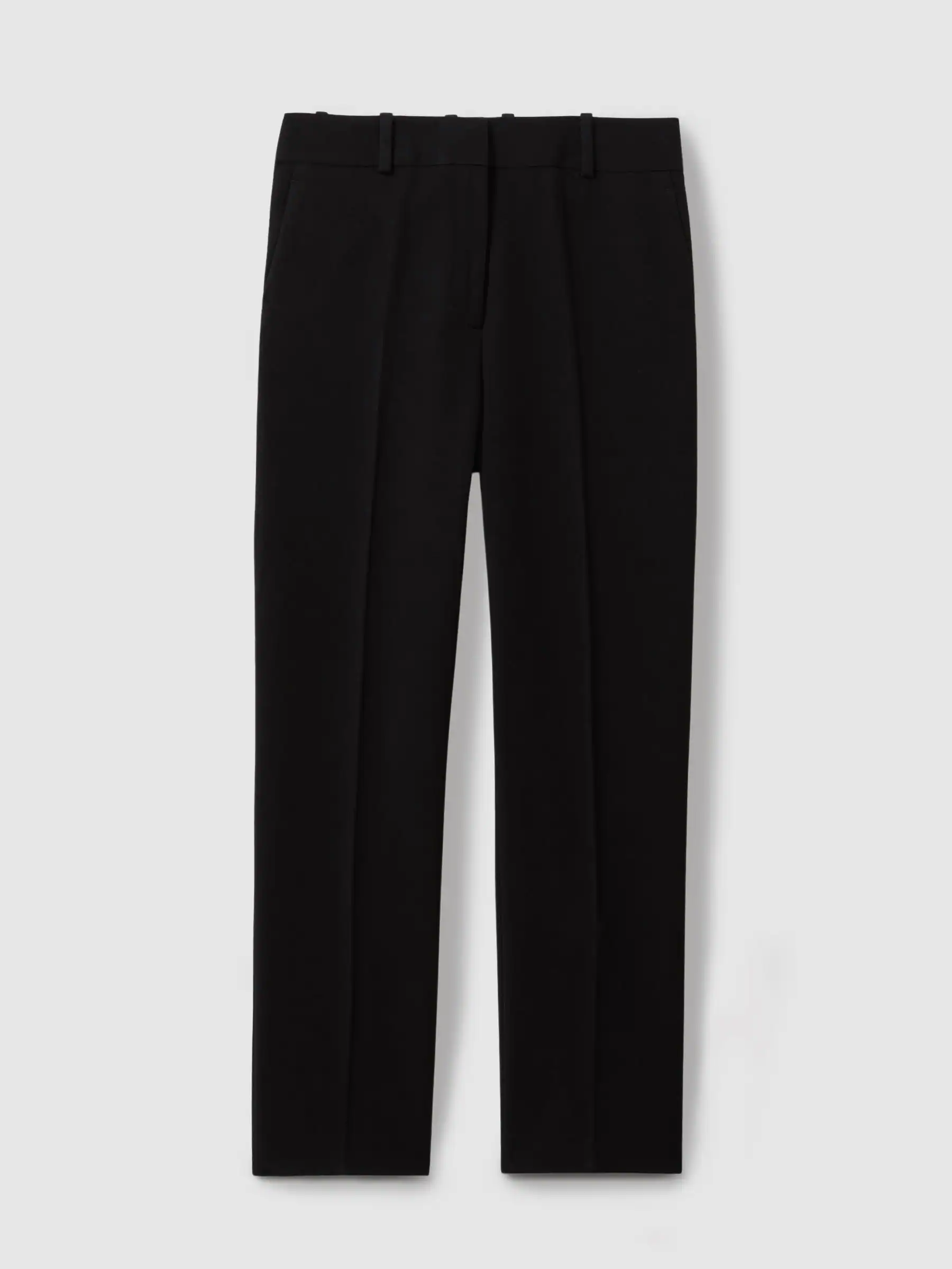 Zwart - Reiss Gabi slim-fit kostuumbroek