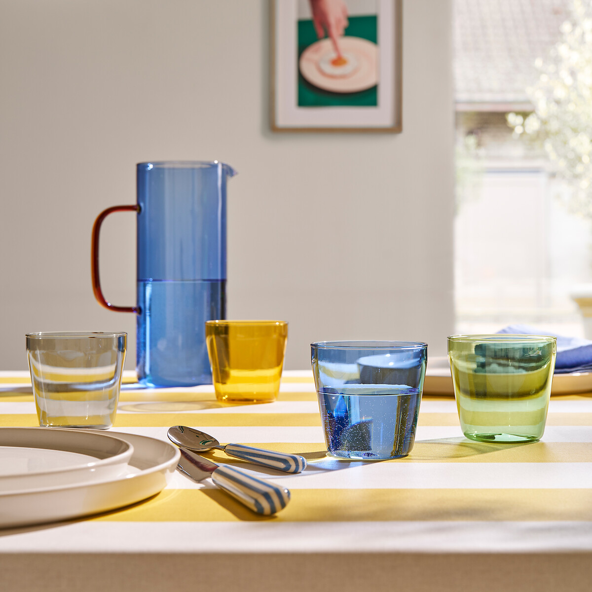 LA REDOUTE INTERIEURS<br>Conjunto de 4 xícaras de vidro borossilicato, Oryn
