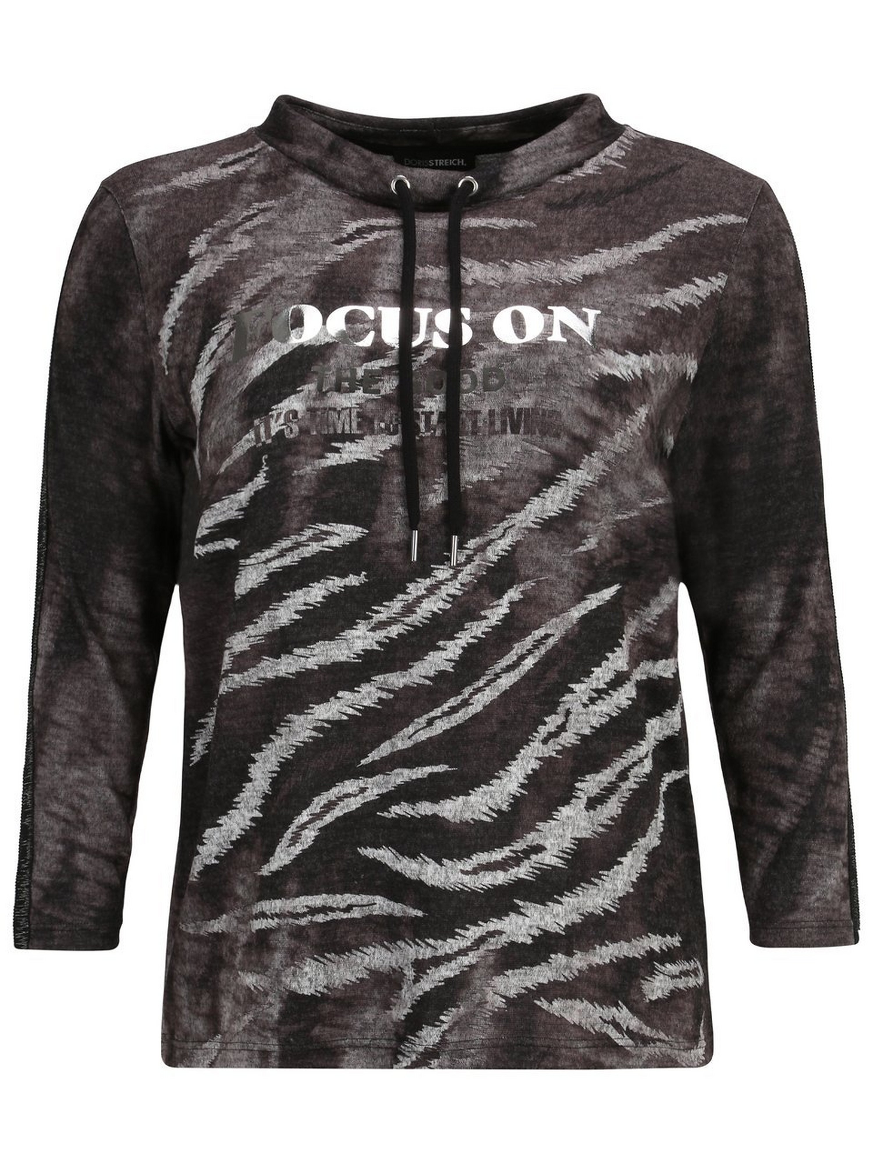 Pullover mit Turtleneck-Kragen
