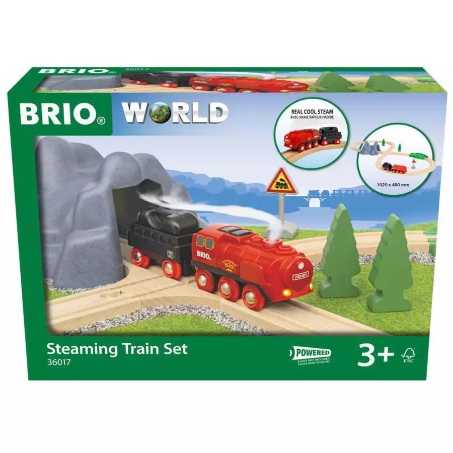 Brio BRIO Batterie-Dampflok Set bunt