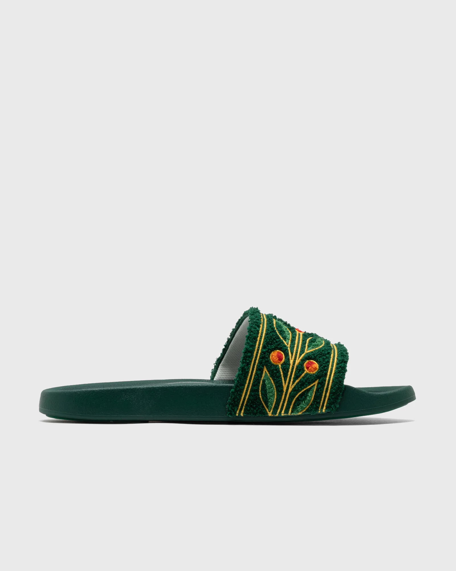 Casablanca EMBROIDERED TERRY SLIDER