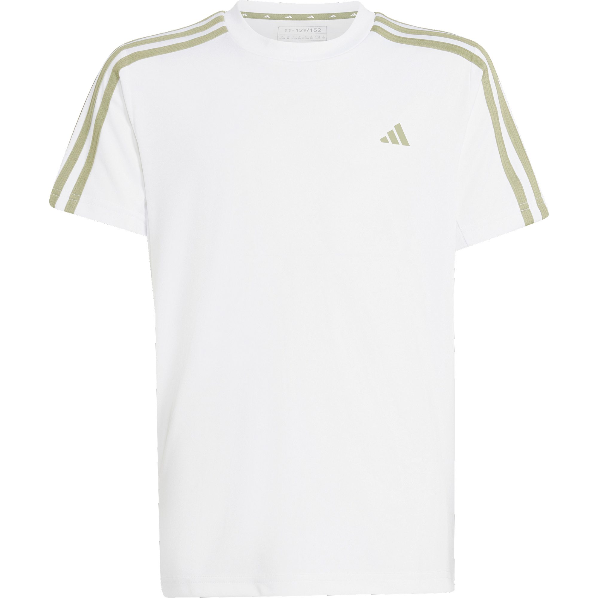 adidas Train Essentials Aeroready 3-Streifen Regular-Fit T-Shirt Jungen white