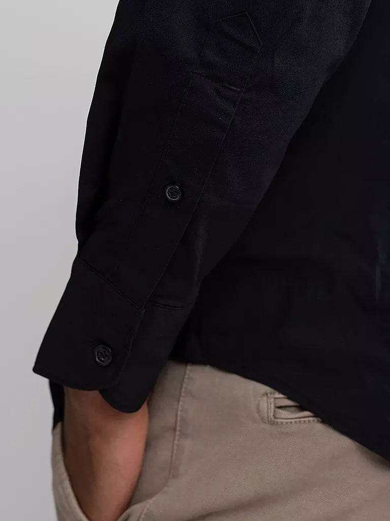 REPLAY Hemd Slim Fit schwarz