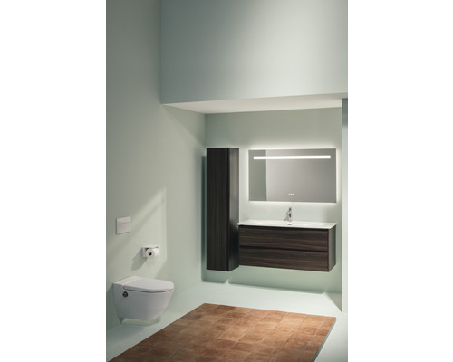 LAUFEN Cleanet Navia douche-wc-set, randloos, met hygiënedouche, mat wit met coating, met toiletzitting H8206017570001