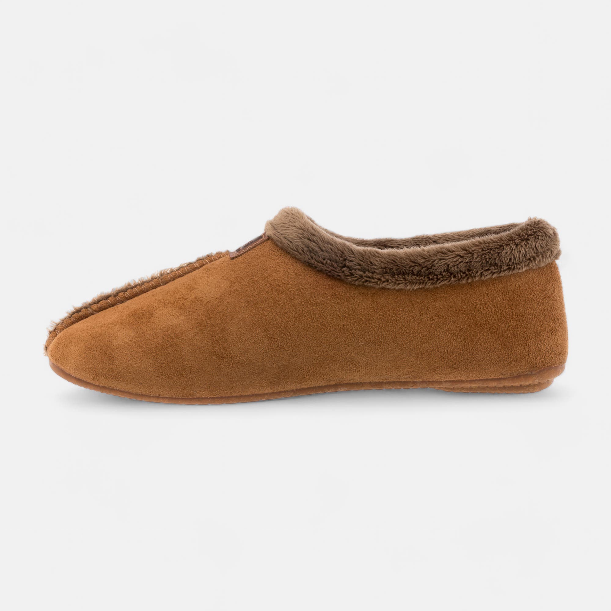 Pantoufles pieds sensibles Femme marron