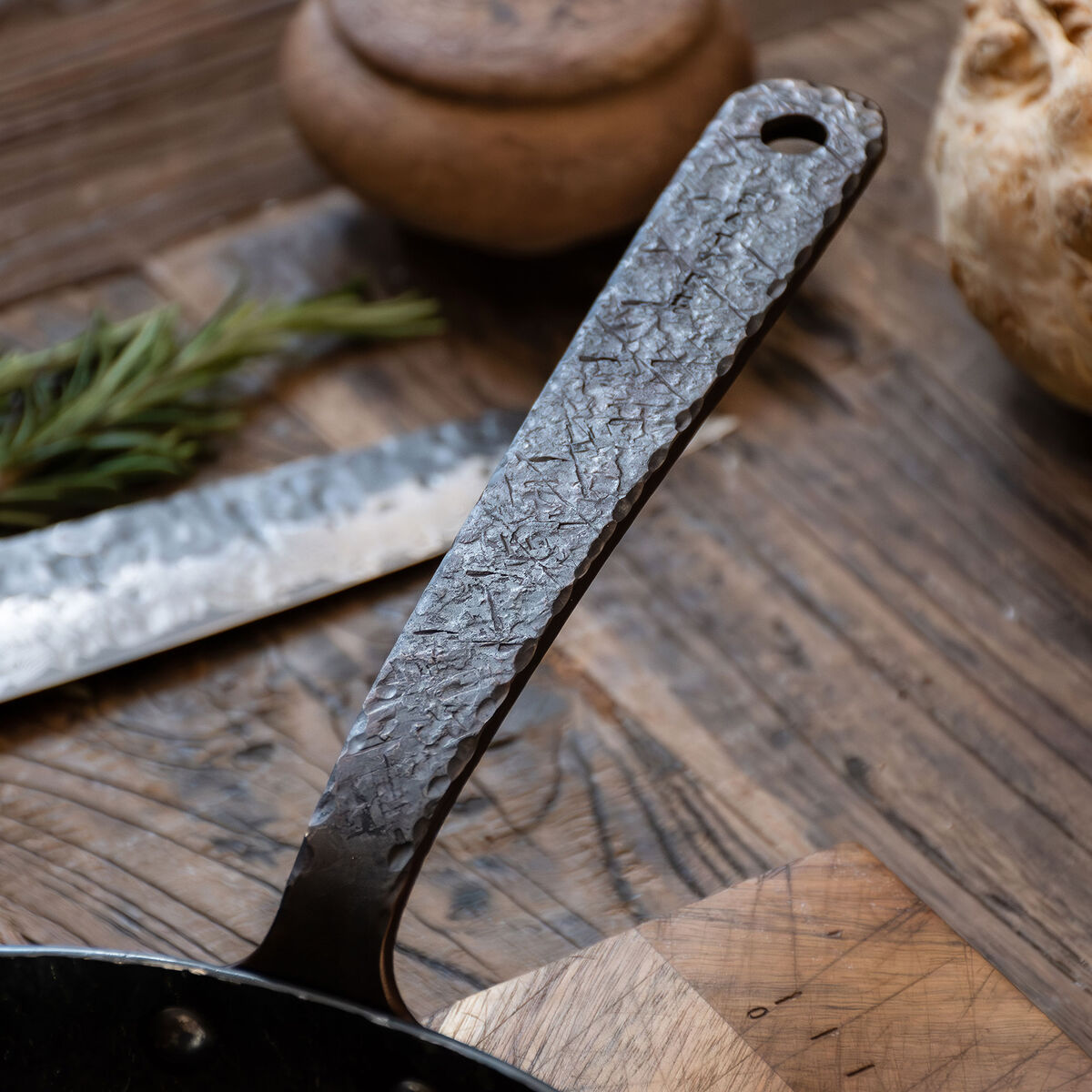 Satake Kuro BBQ-stekepanne 28 cm, kullstål
