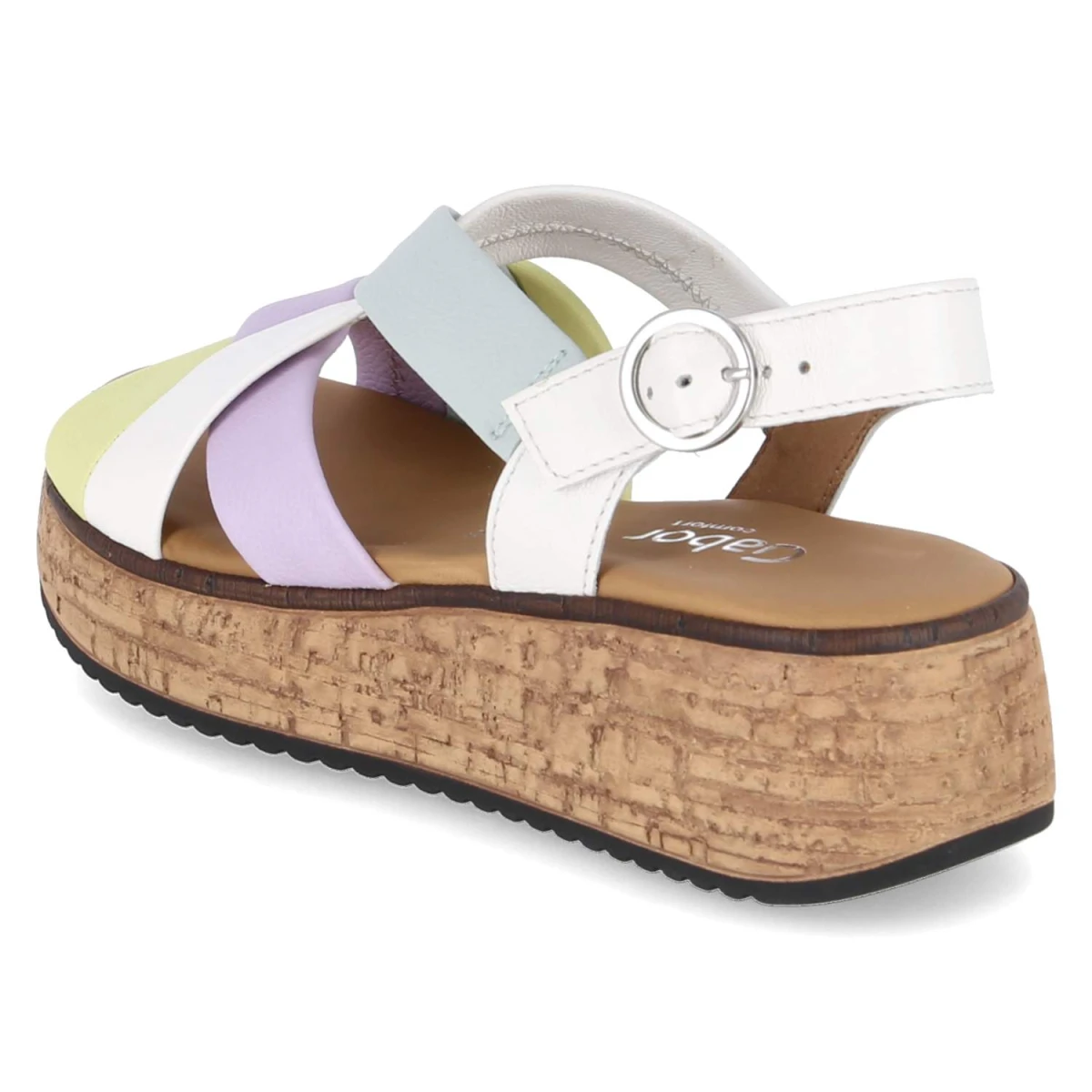 GaborSandalen - lime/lat/lila/mint