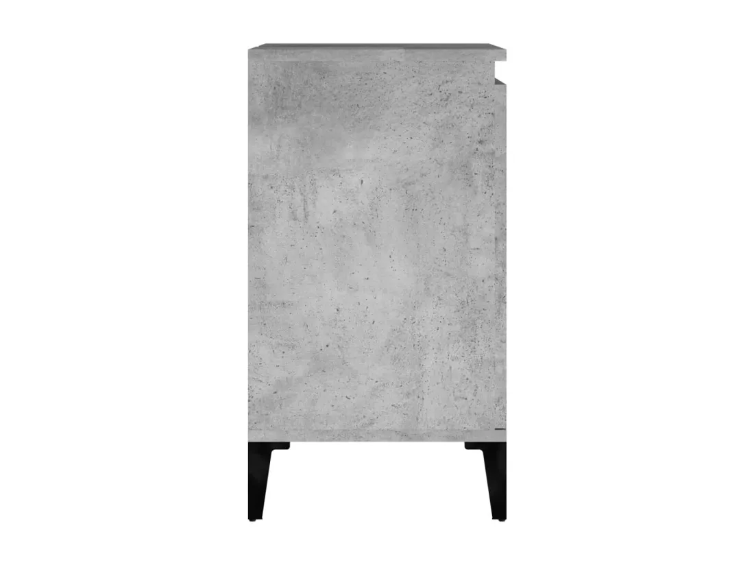 Meuble d'évier gris béton 58x33x60 cm bois d'ingénierie