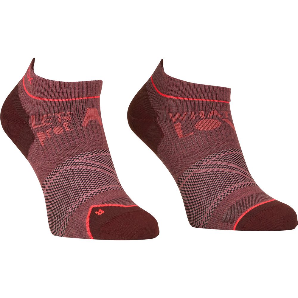ORTOVOX Alpine Light Low Socken Damen mountain rose
