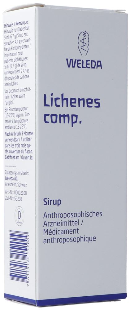Weleda Lichenes comp<br>100 ml, Flasche, Sirup
