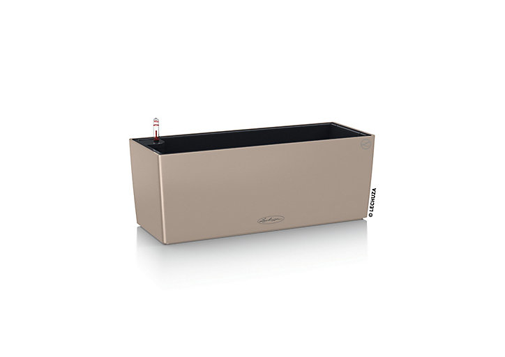 Jardinière Lechuza Color brun sable 50 x 19 x h.19 cm