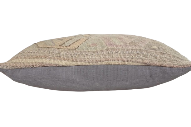 Kussen Kelim Vintage Natural soft pink 50x30