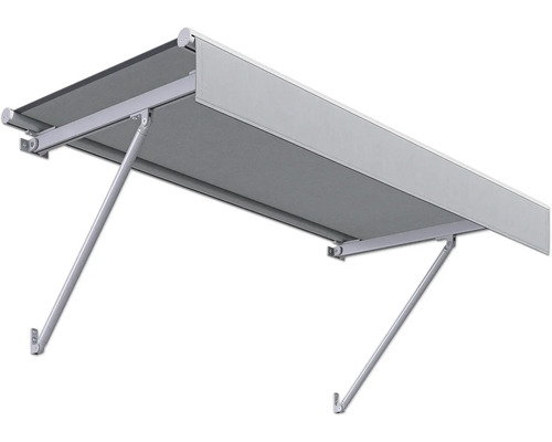 SCALA luifelframe RAL 7035 lichtgrijs 120x90 cm stof dessin 6088