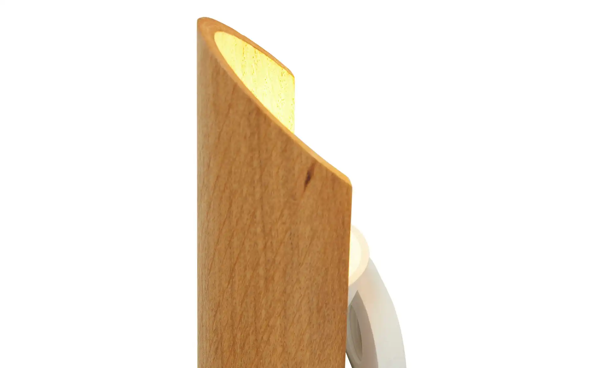 LED-Wandleuchte, 2-flammig, Eiche natur