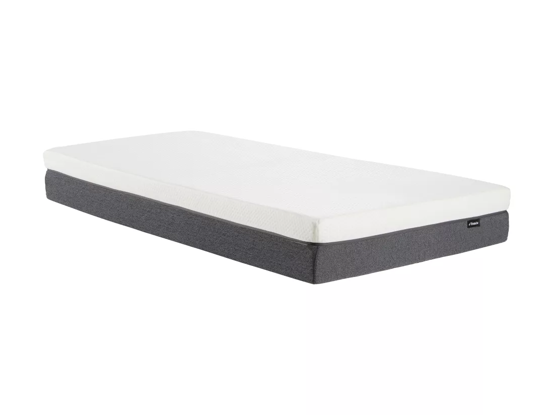 Matelas 90 x 190 cm mousse HD 7 zones et accueil mémoire de forme déhoussable ép.20cm - KELIH de YSMÉE