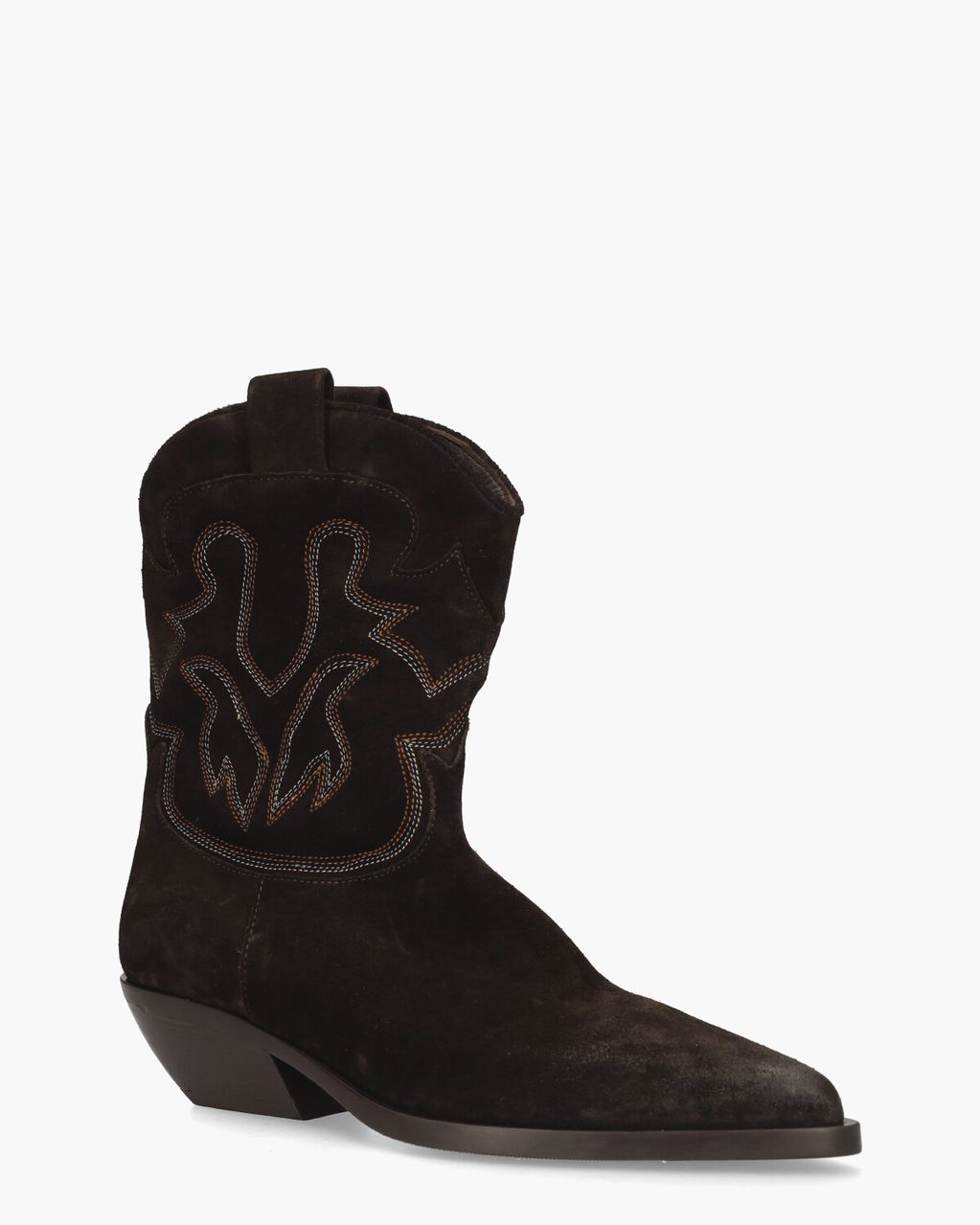 Elena Iachi E4025 Donkerbruin Dames Enkelboots