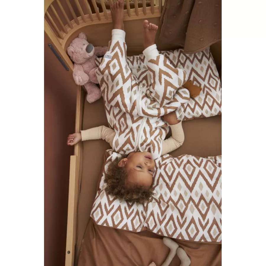 MEYCO Winterschlafsack Jumper Ikat Sand