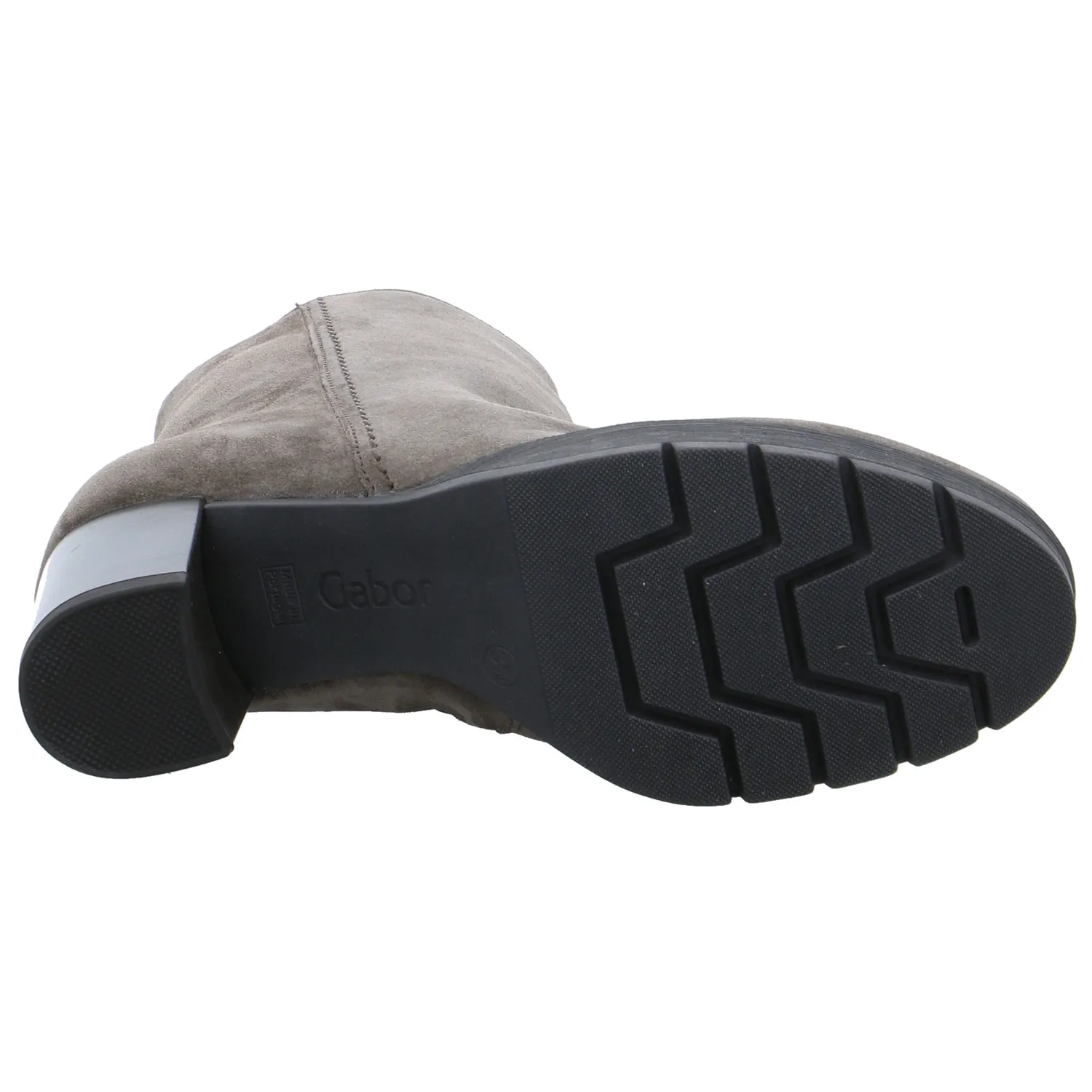 GABOR Stiefelette Taupe Leder