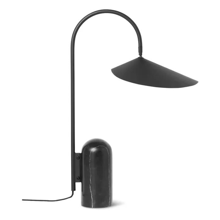 Ferm Living Lampe de table en marbre Arum | Noir
