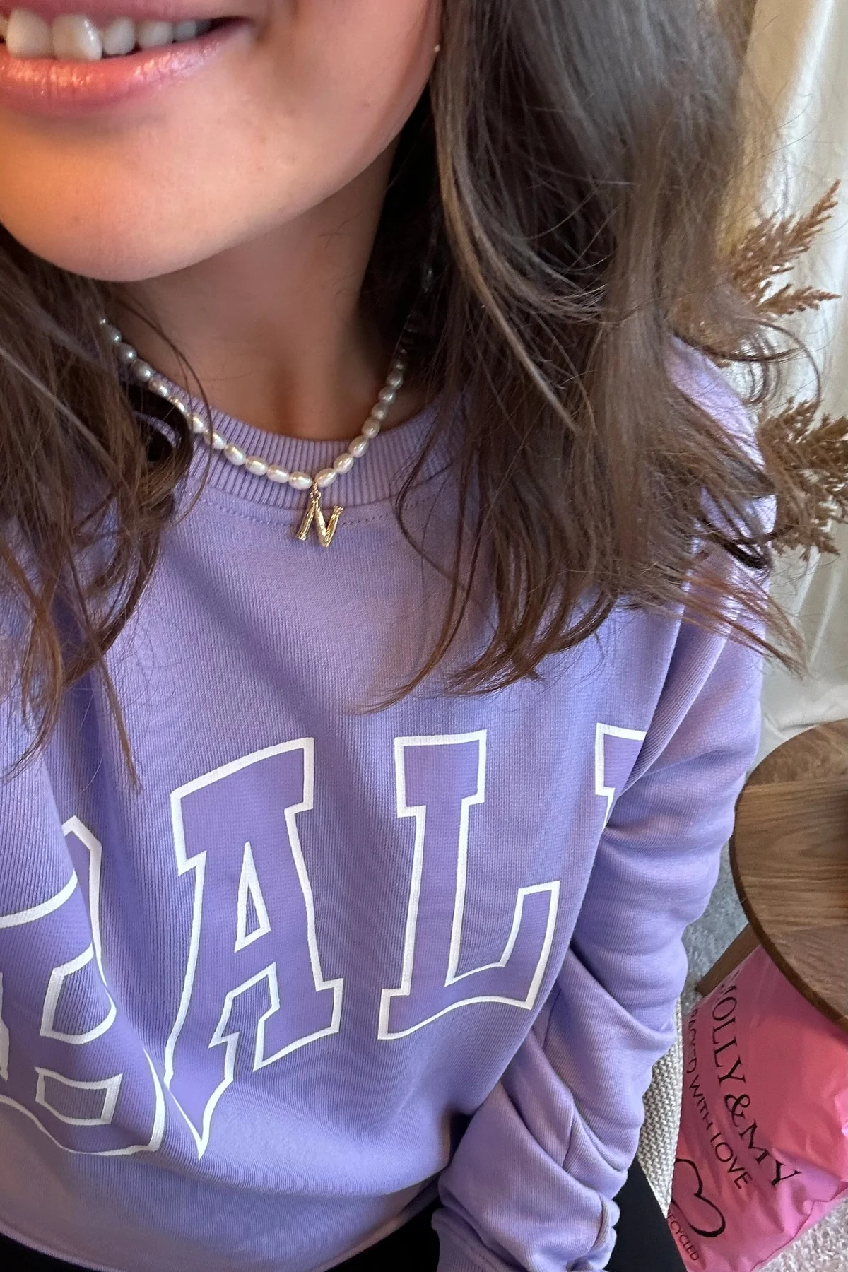 Mellow Moon Lilli Letter Necklace