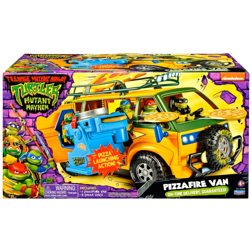 Teenage Mutant Ninja Turtles Mutant Mayhem - Pizza Fire Lieferwagen-Spielset