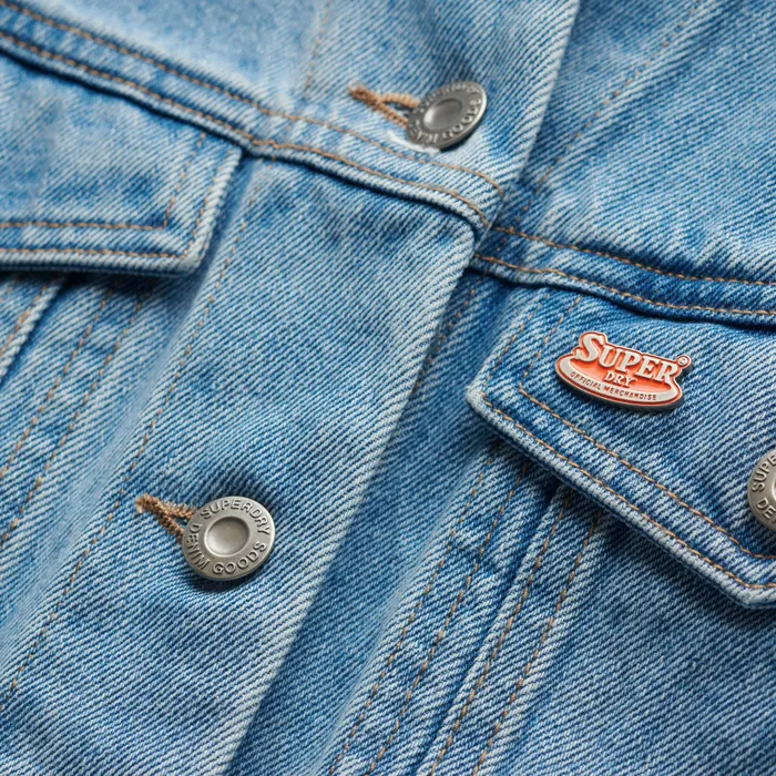 Superdry Embellished Denim Jas Dames