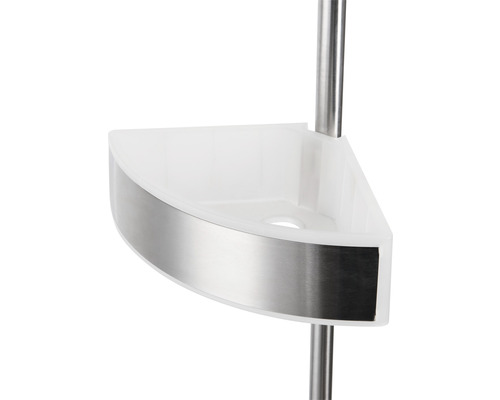 form&style telescopische hoekplank, 3 niveaus, inclusief spiegel