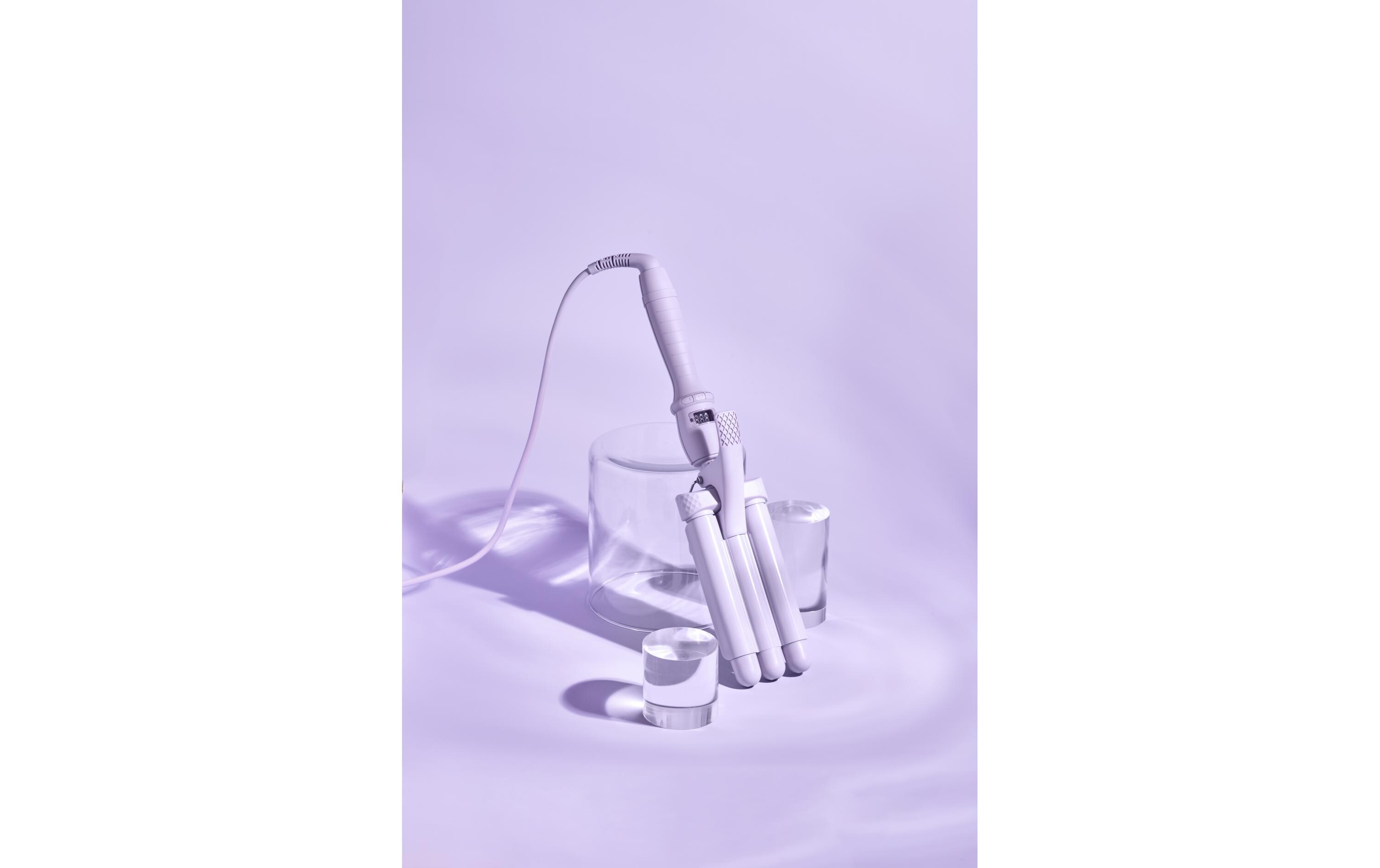 Welleneisen Cutie Waver 22 mm, LilaDreifaches Welleneinsen