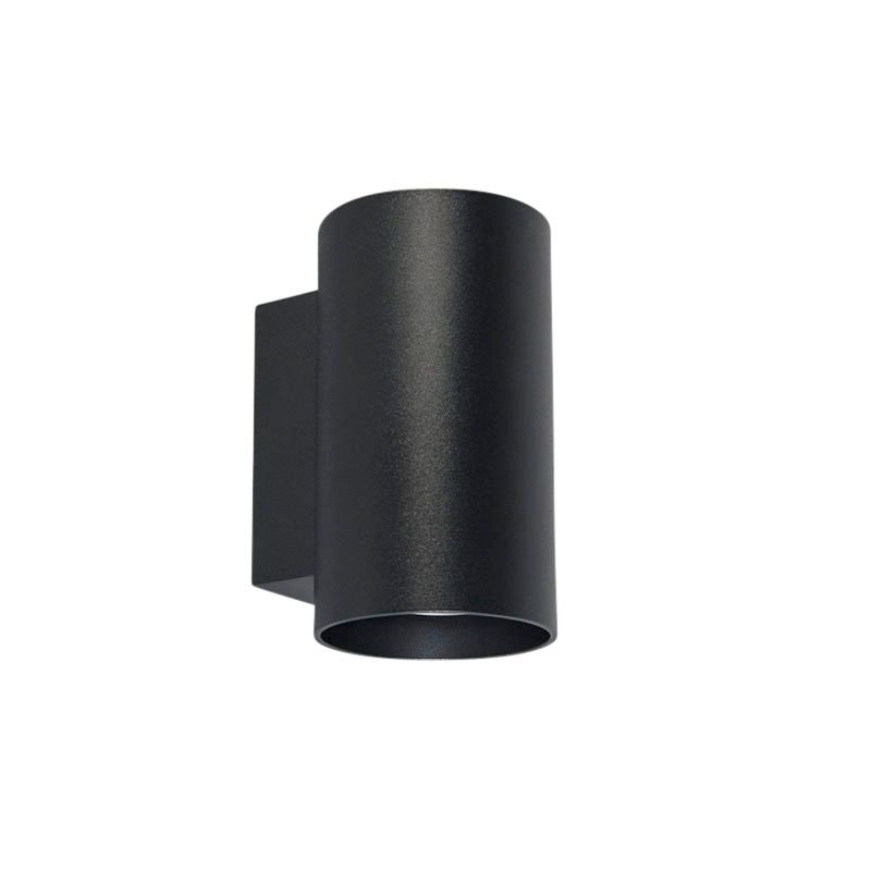 Smart design wandlamp zwart incl. 2 Wifi GU10 - Sandy