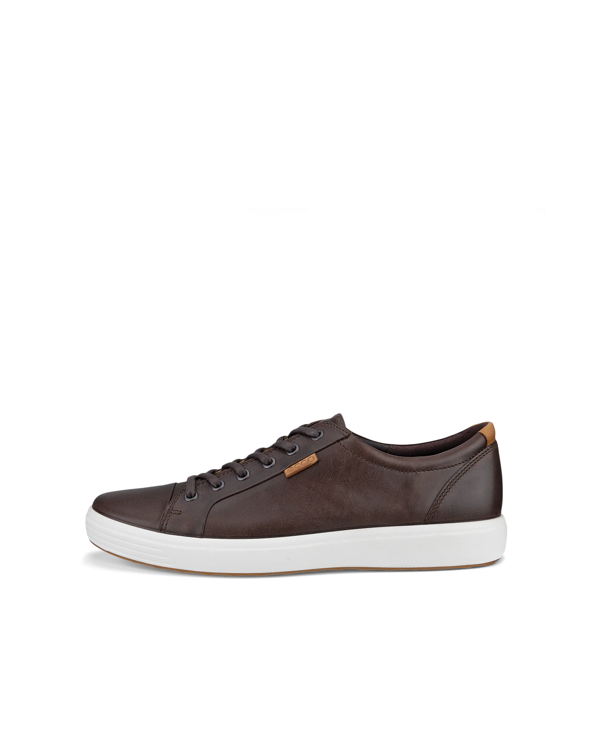ECCO SOFT 7 M Herren Ledersneaker Braun
