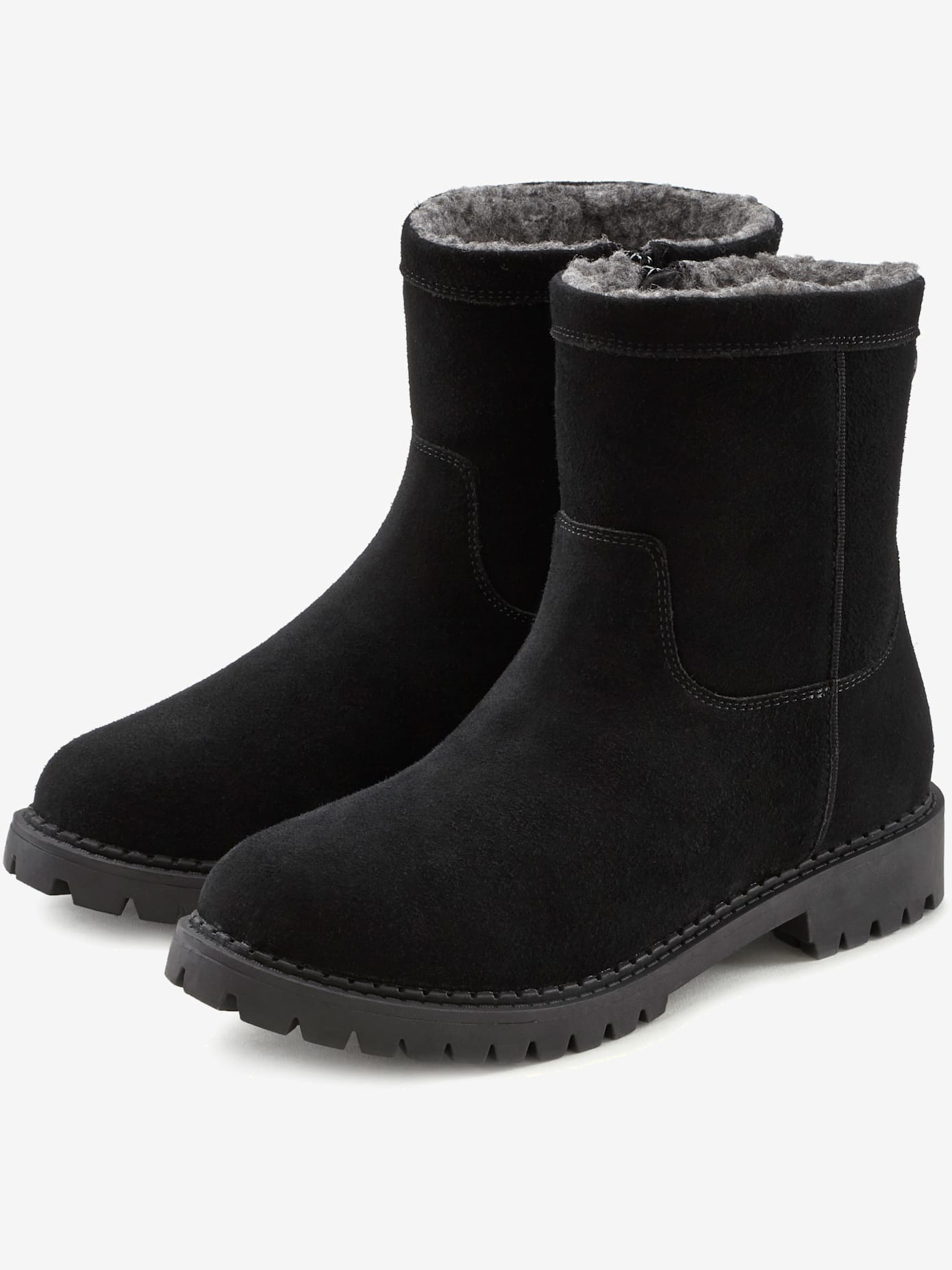 Botte d'hiver bottines d'hiver particulièrement chaudes avec doublure chaude moelleuse