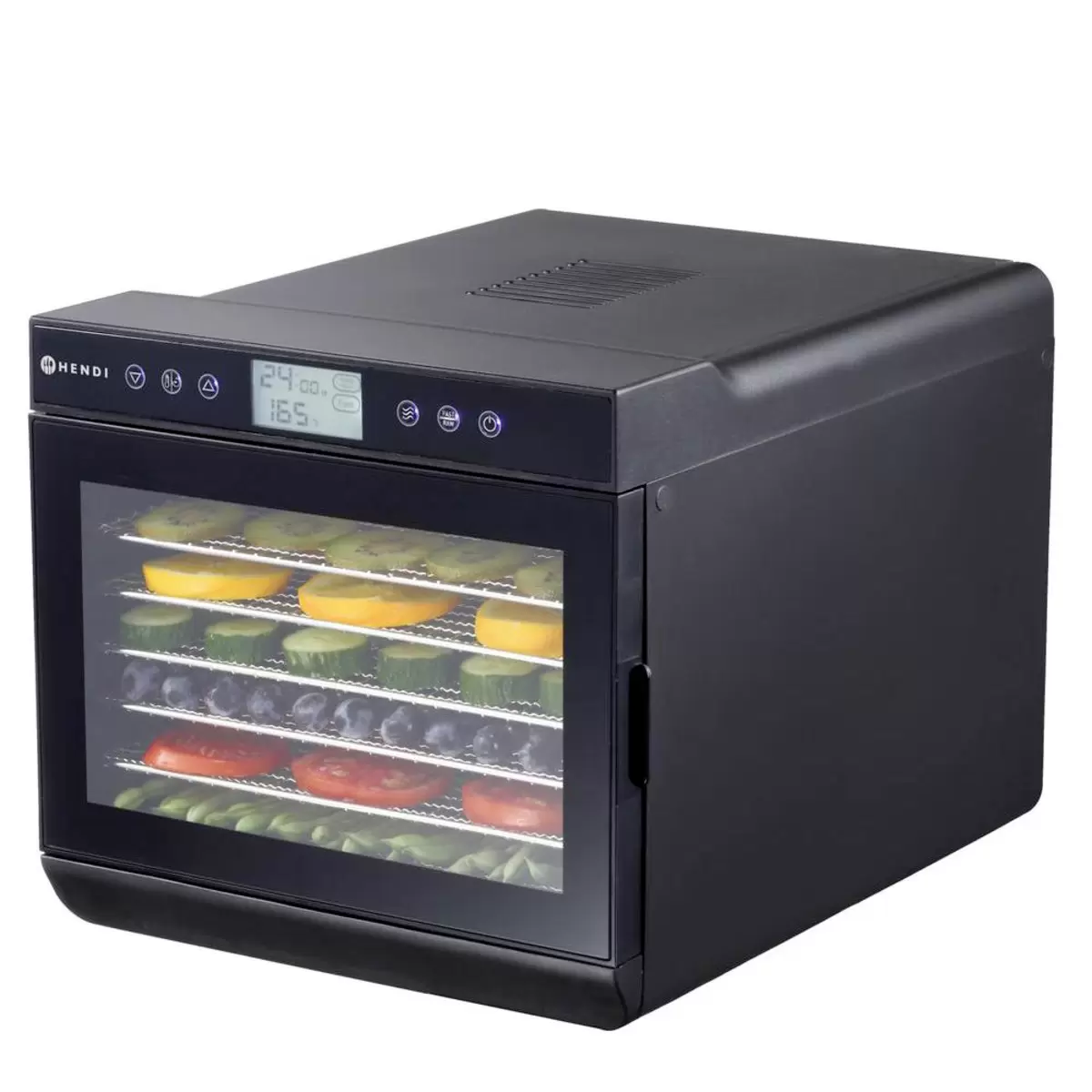 Dörrautomat HENDI Dörrautomat Kitchen Line Schwarz