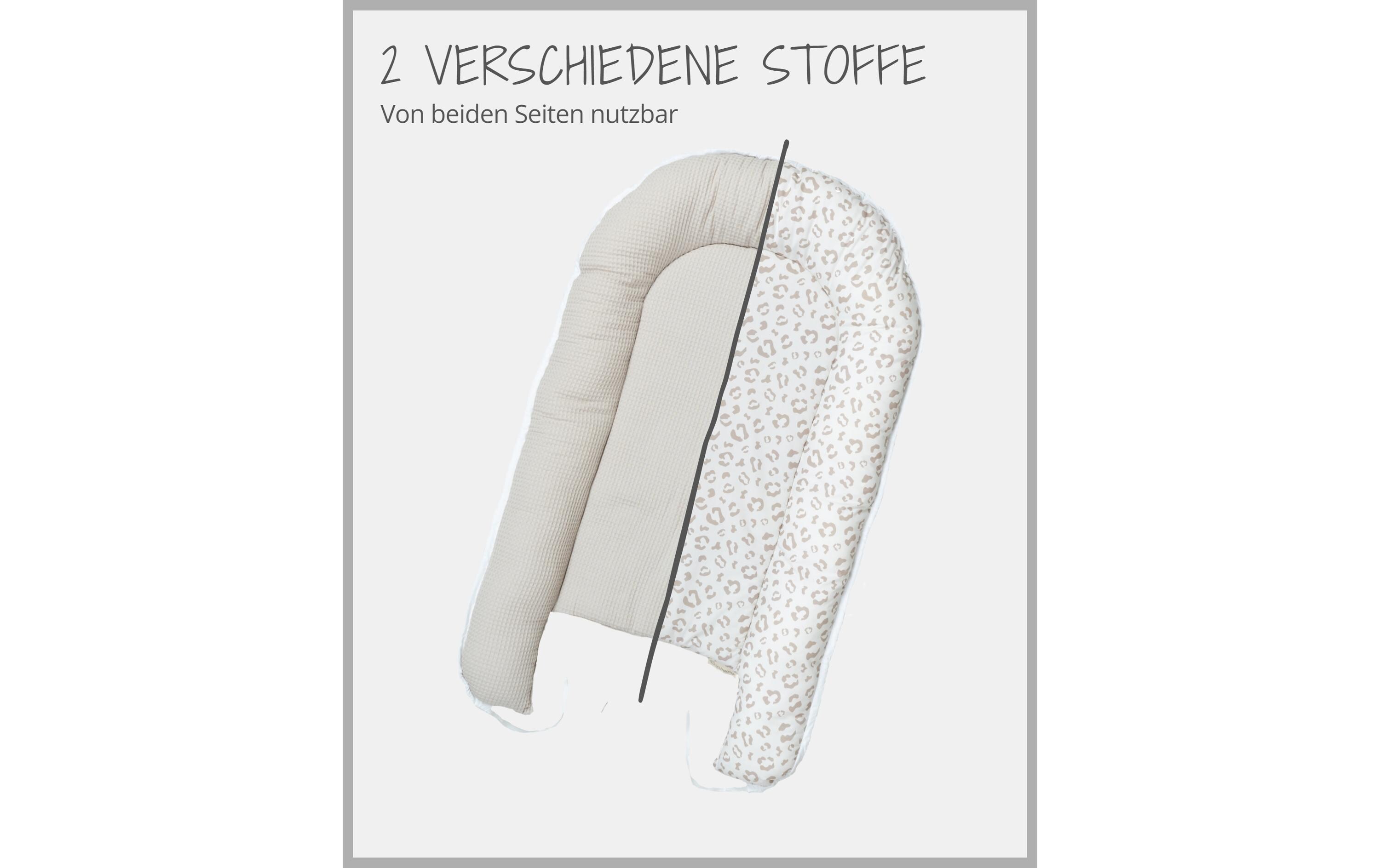 Babynest Leo 55 x 95 cmKuschelnest für Schutz und Geborgenheit