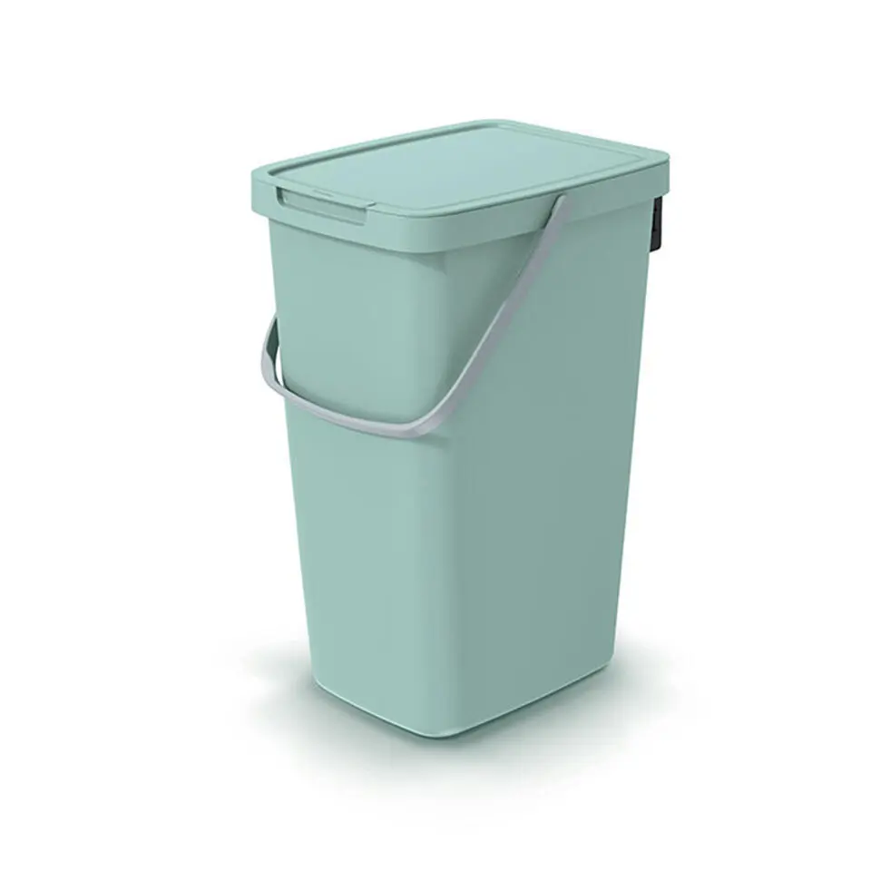 Keden keuken afvalbak - mintgroen - 20L - 23 x 29 x 45 cm