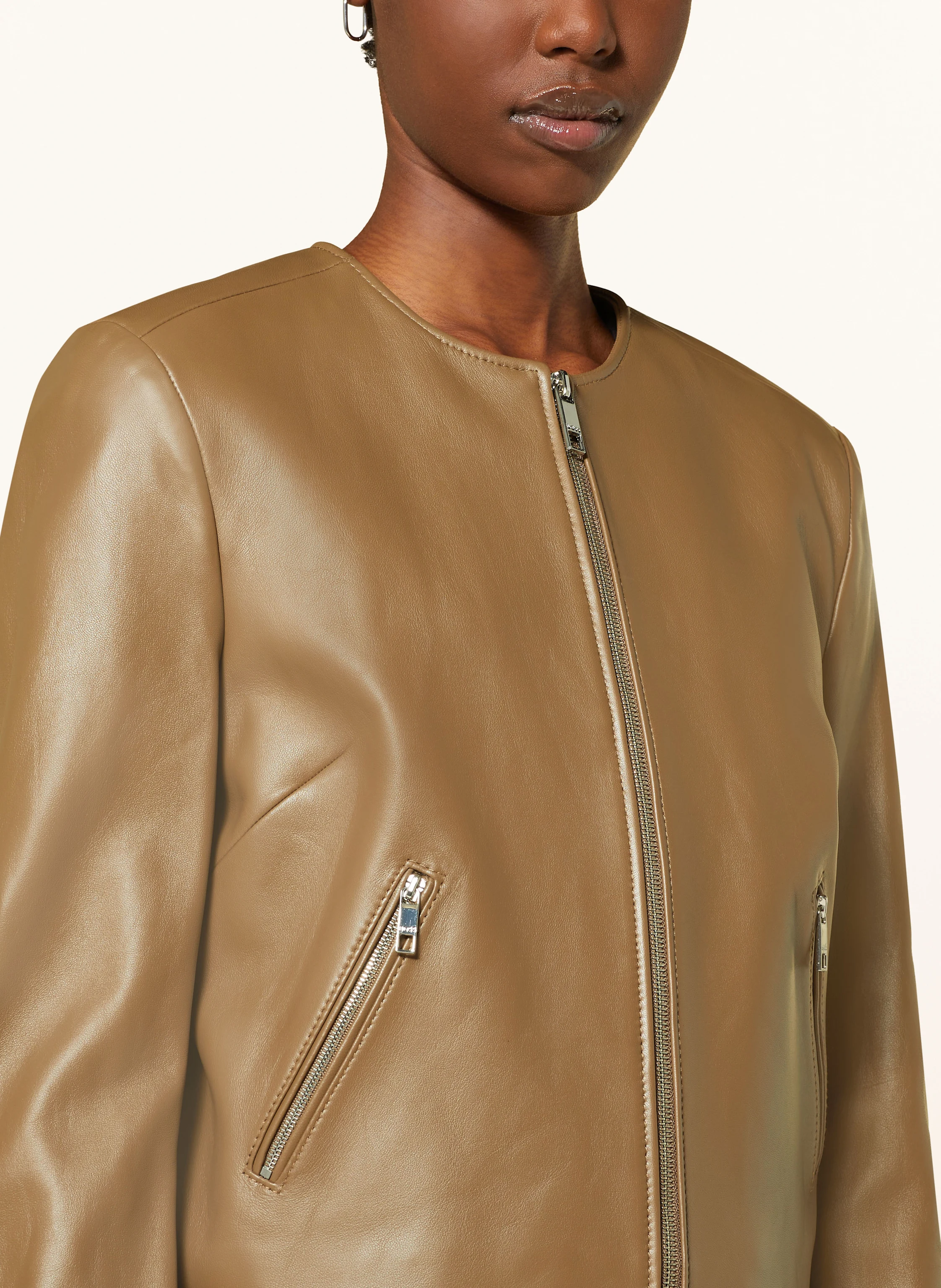BOSS Lederjacke SADENITA