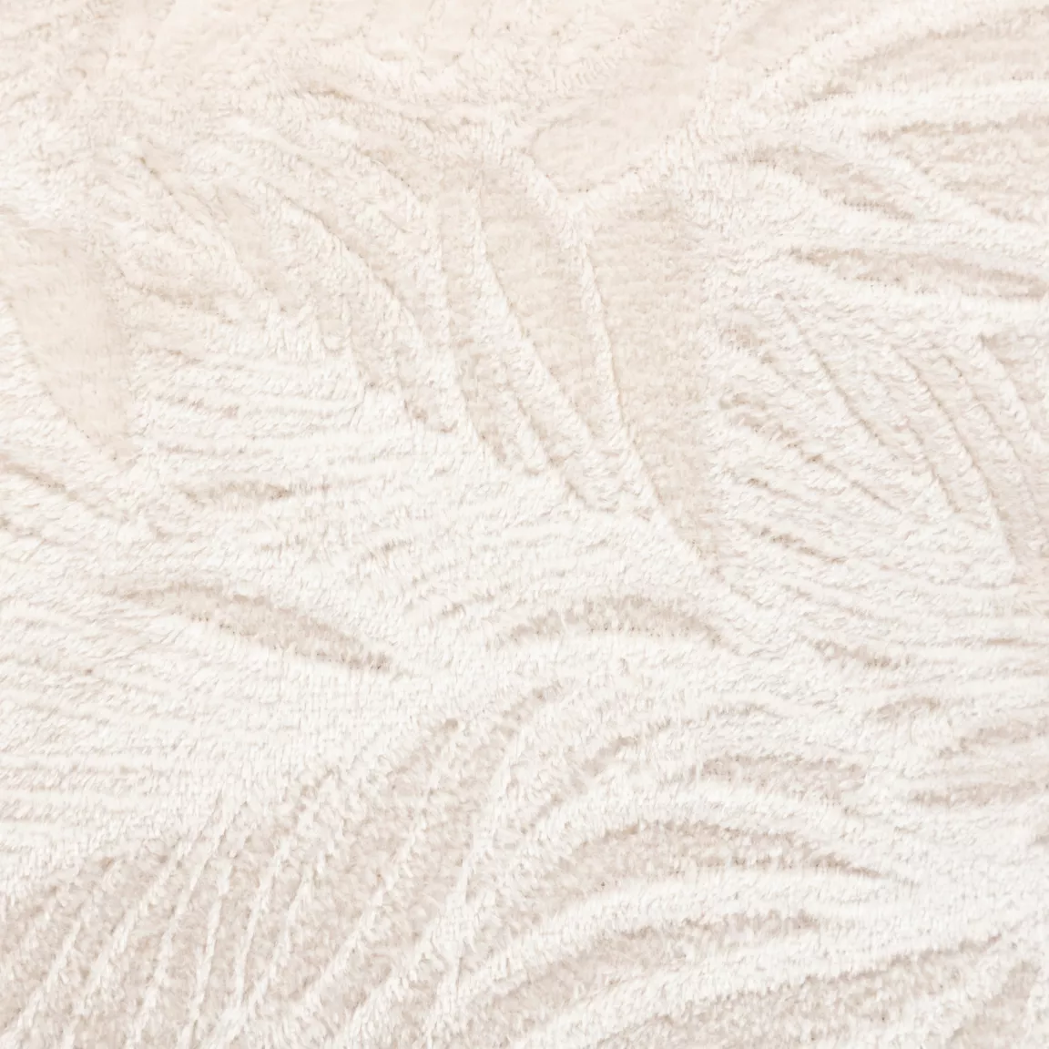 Coussin carré flanelle (40 x 40 cm) Ryo Beige
