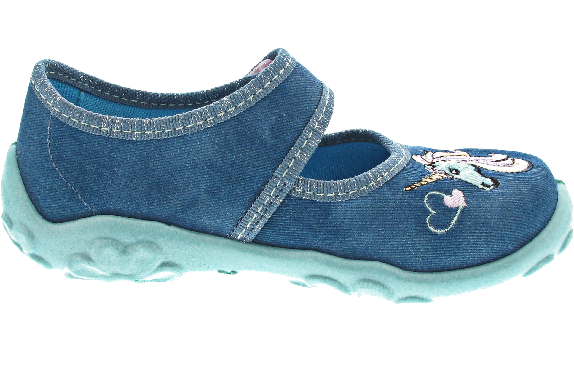 Superfit Bonny Hausschuh blau